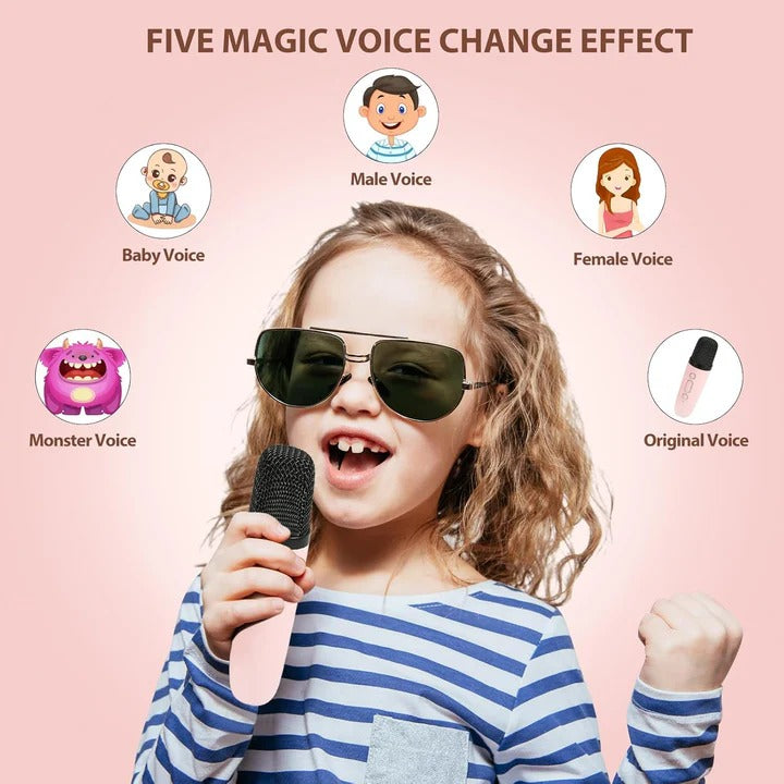 Kids Karaoke Machine Microphone Speaker