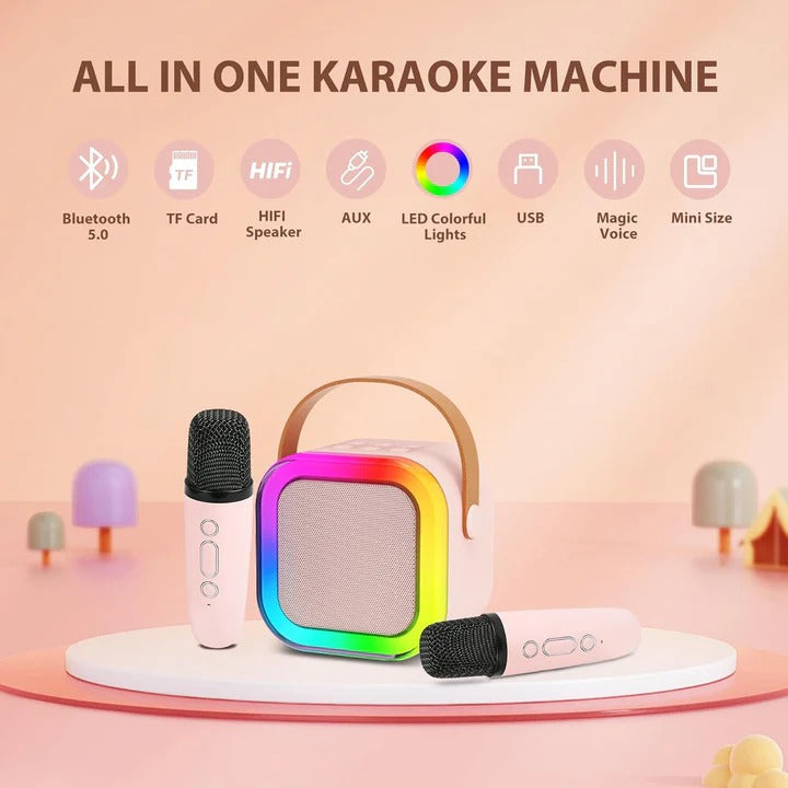 Kids Karaoke Machine Microphone Speaker