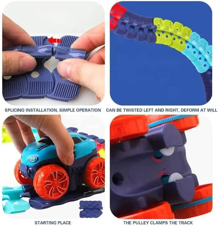 Anti-Gravity Wall Climbing Race Track for Kids