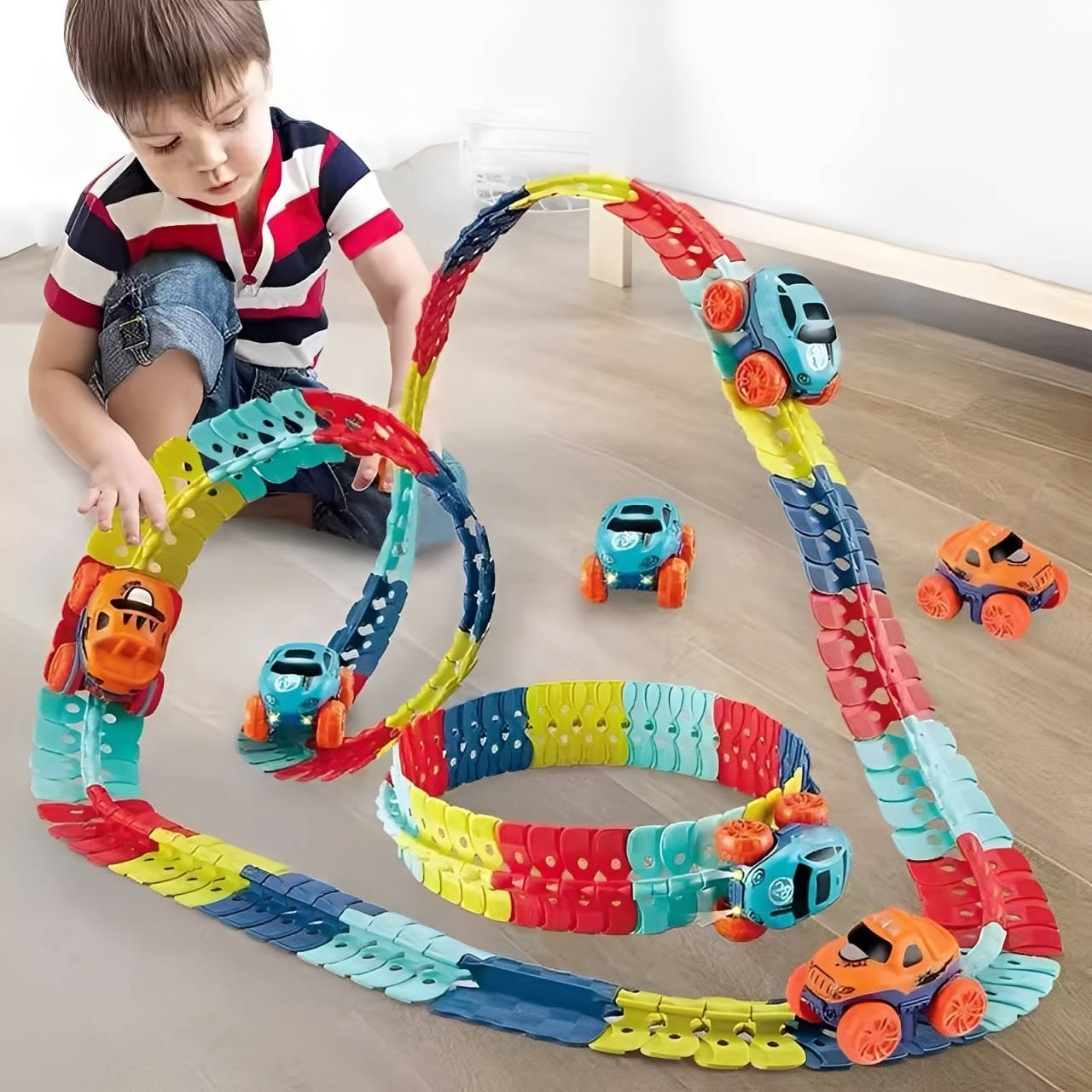 Anti-Gravity Wall Climbing Race Track for Kids