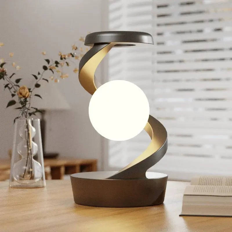 Levitating Moon Lamp Wireless Charging