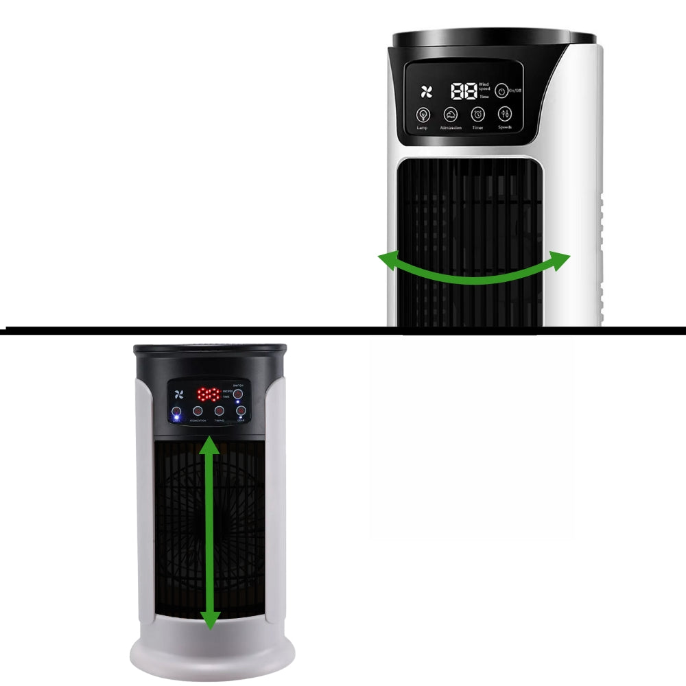 Windowless Portable AC Unit with Caster Wheels