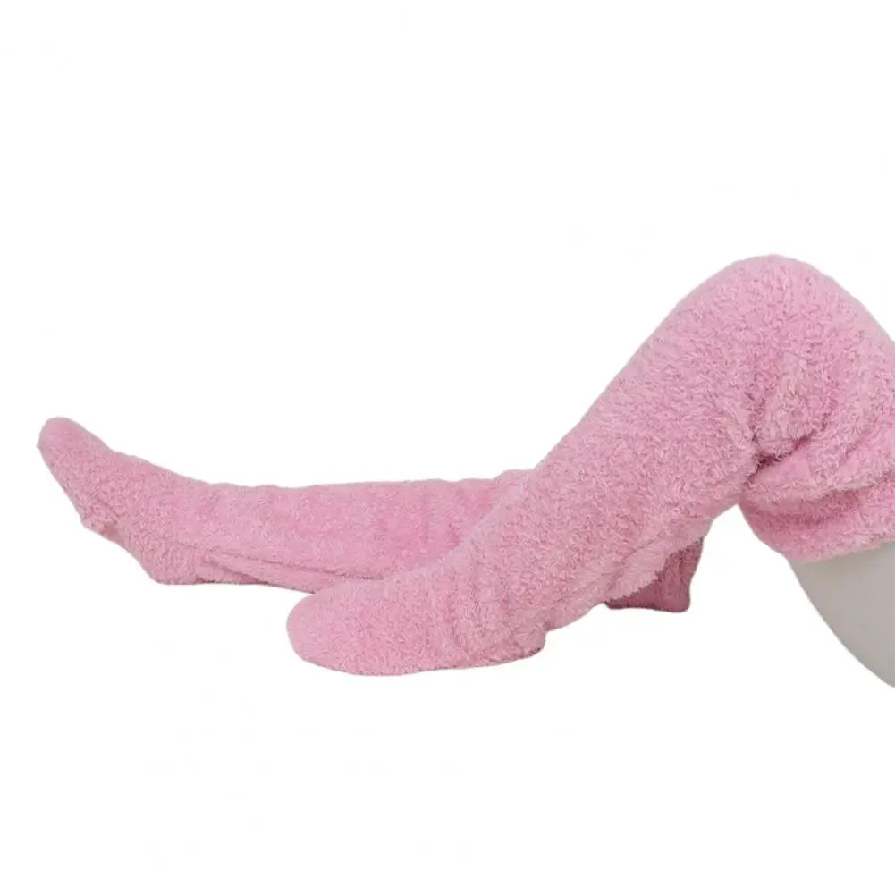 Cozy Fleece Winter Knee-High Warm Socks