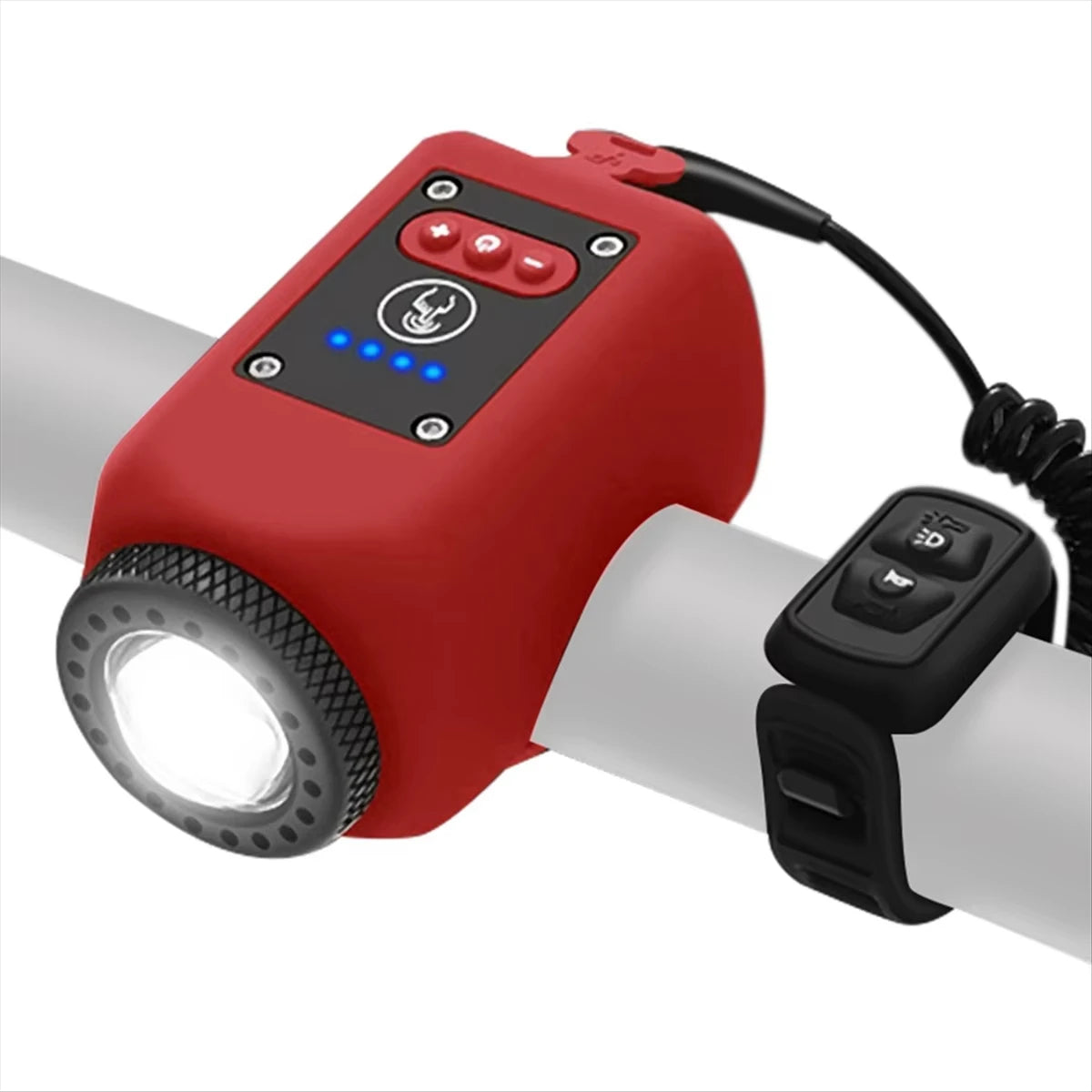 Electric Bike Horn and Front LED Light