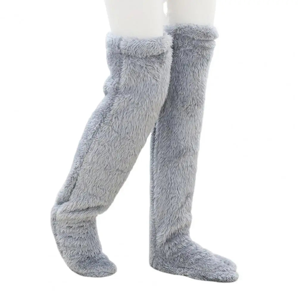 Cozy Fleece Winter Knee-High Warm Socks